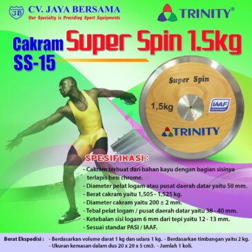 Cakram Kayu Super Spin 1.5 kg