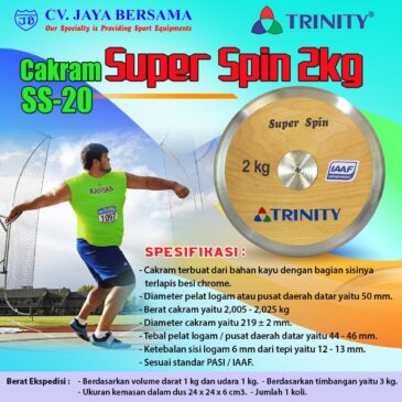 Cakram Kayu Super Spin 2 kg